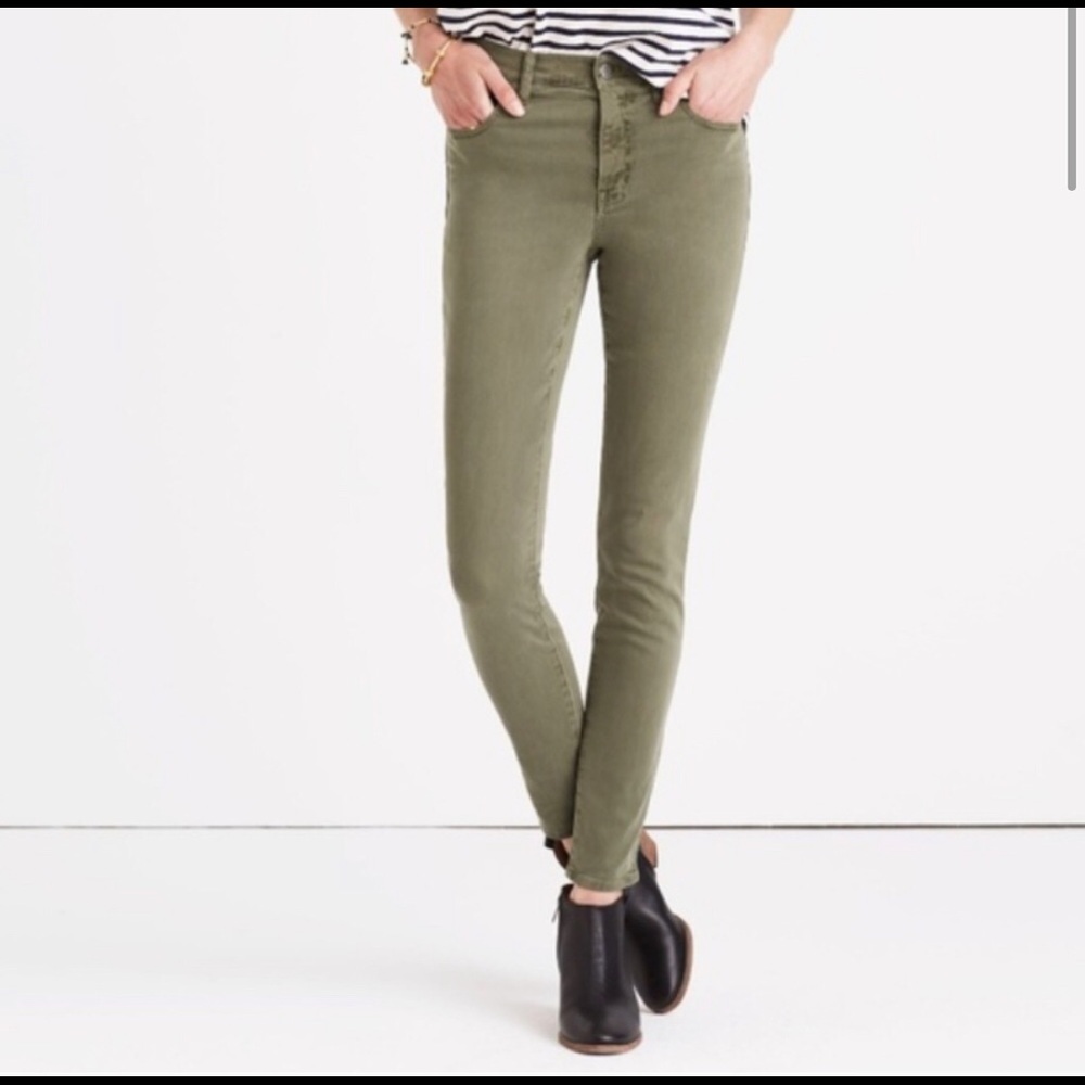 Madewell 9” High-Rise Skinny Jeans, 28
